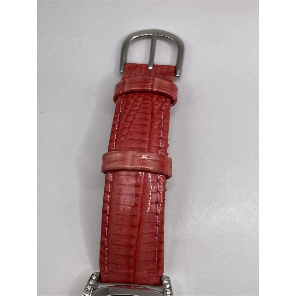 Embassy Gruen Women's Watch‎ 28mm Case MOP Dial Pink Leather Band- New Battery